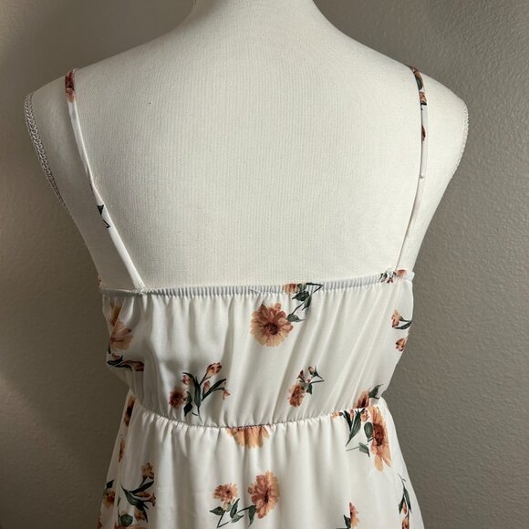 Women's I ❤️ It White Floral Summer Mini Dress Size: S - Picture 5 of 10